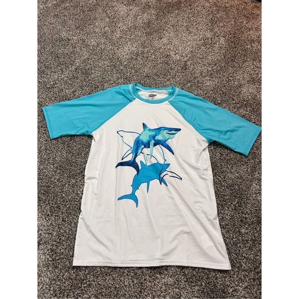 ‼️sale‼️Lands End rash guard size 14-16 husky. C34-1 -2